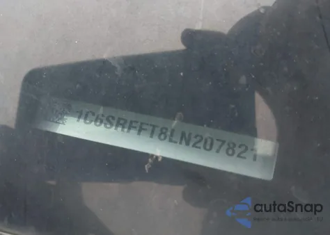 2020 Ram 1500 Big Horn 4X4 5'7 Box из США, поврежденный, VIN 1C6SRFFT8LN207821